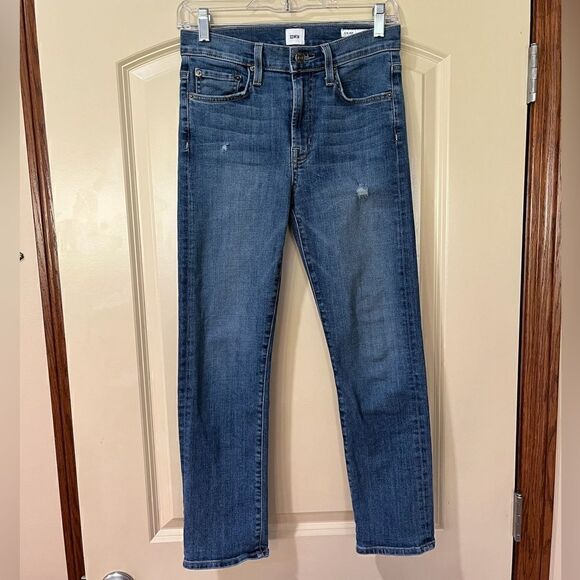 NWOT EDWIN Elin Crop Jean Wavelength Light Wash Blue Women’s Size 25 - Picture 5 of 11